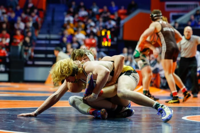 Illinois state wrestling championships February 18 2023 Nate Latsch 15359